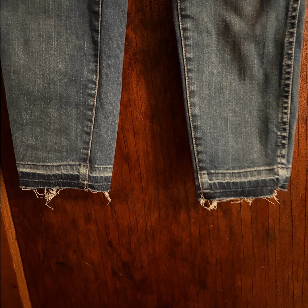 Madewell High Rise Distressed Denim Jeans - Picture 3 of 6